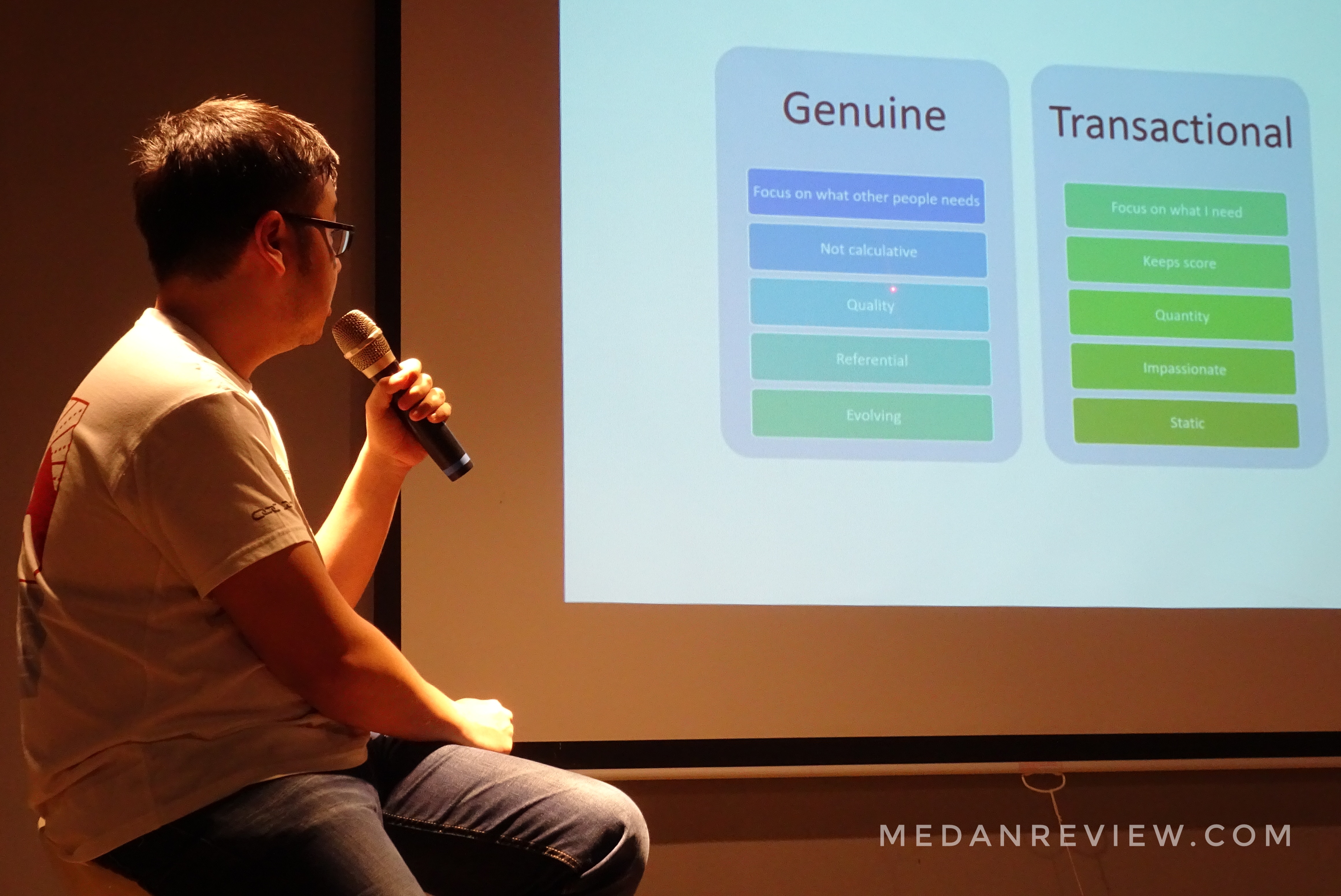 Networking Genuine vs Networking Transactional